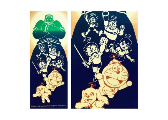 Doraemon Anime Japanese Tenugui Blue Cotton Fabric Manga Art Etsy Doraemon Anime Japanese Tenugui Blue Cotton Fabric Manga Art Etsy