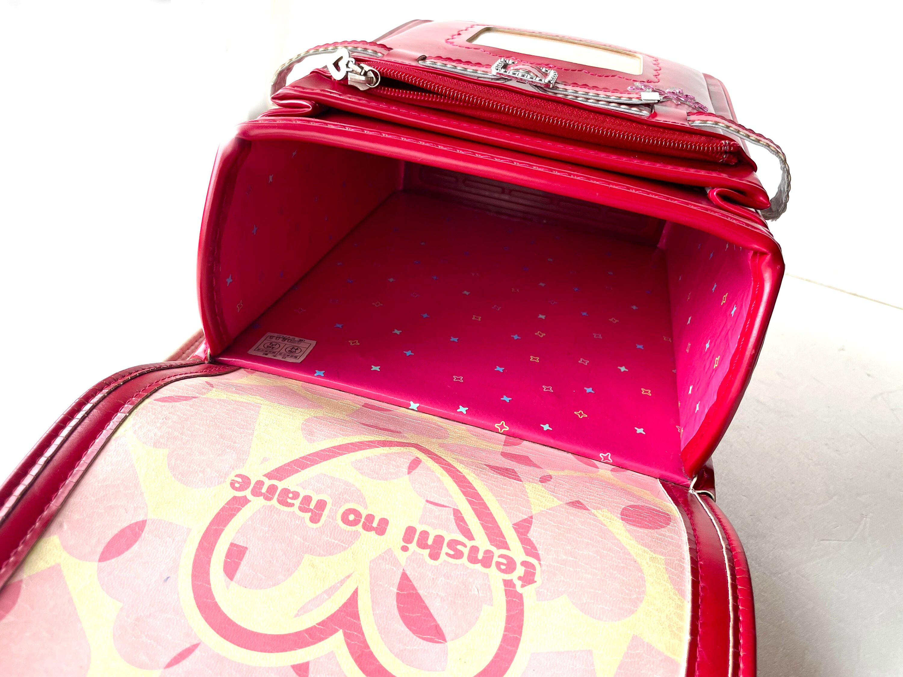 Japanese Vintage School Bag Randoseru Pink Backpack, Lightweight ...