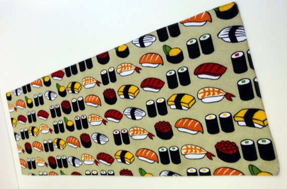 Le tenugui japonais Japanese tenugui towel les sushis the sushis