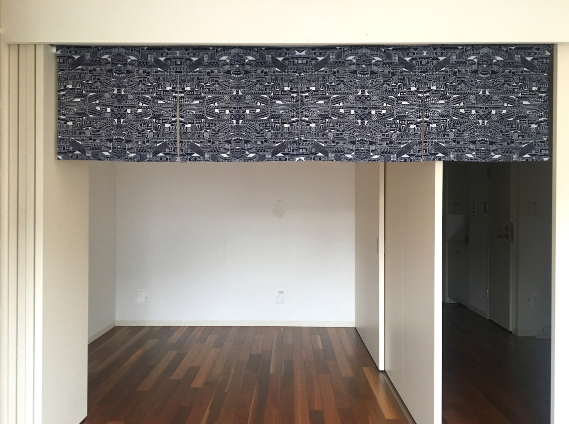 Indigo blue noren curtain wide Japanese custom size noren Etsy