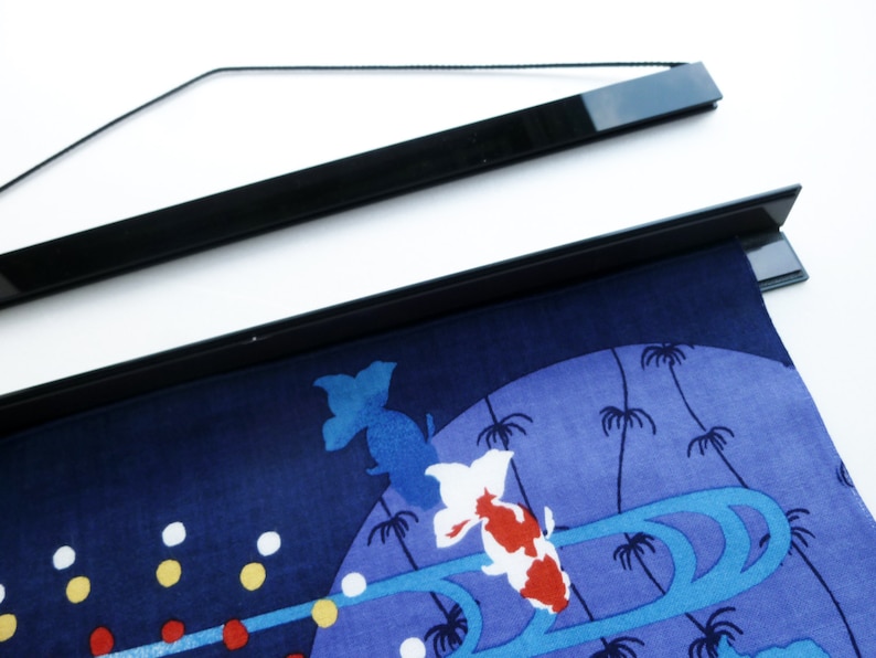 Tenugui Fabric Hanger Poster Hanger Wall Art Fabric Etsy