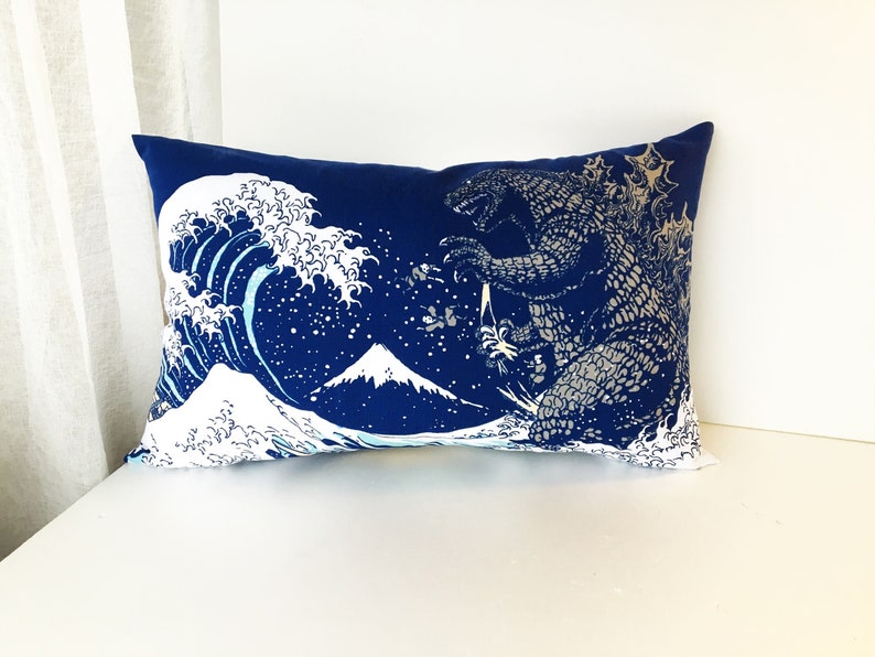 Godzilla pillow case