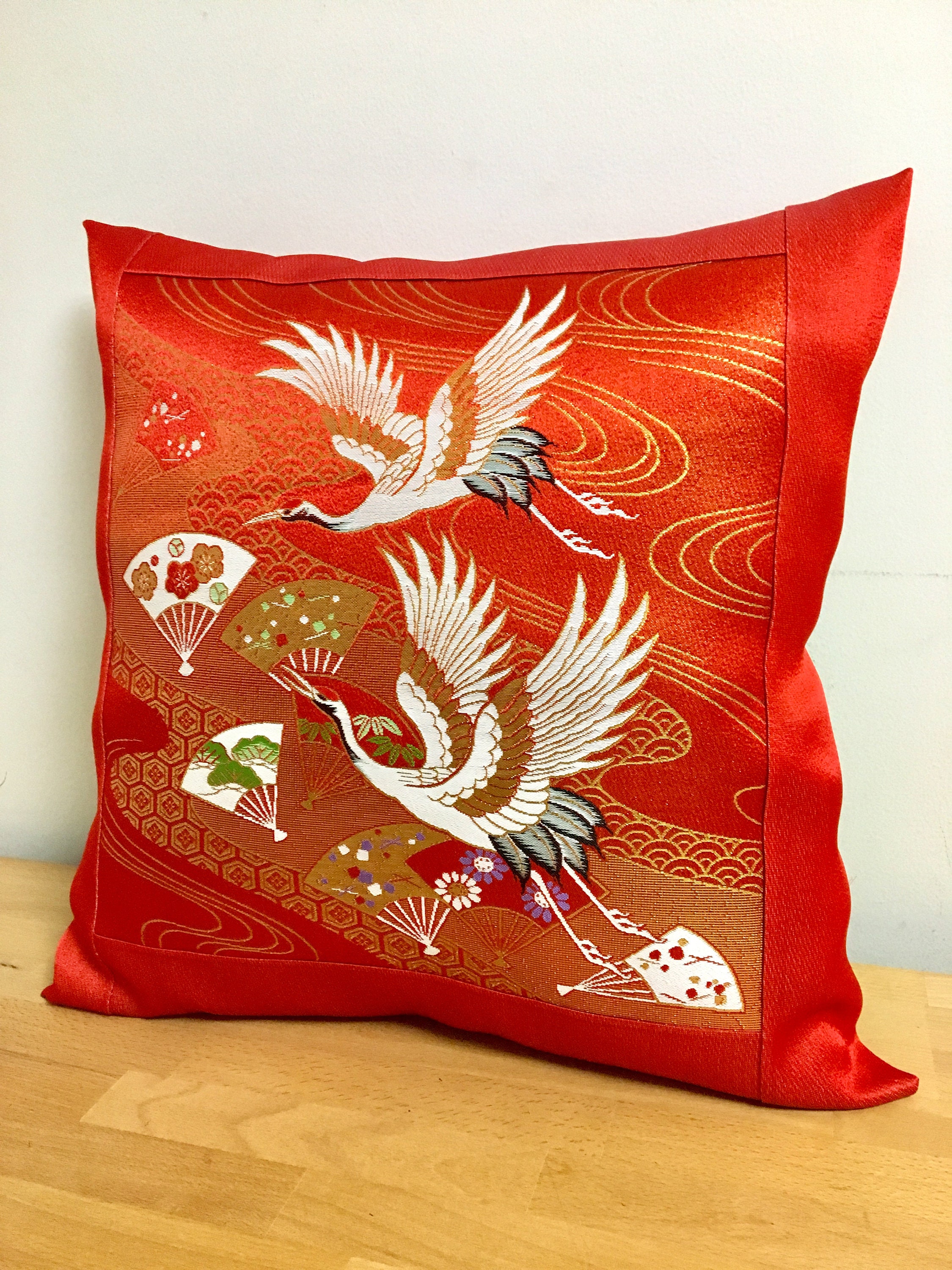 Crane pillow cover Christmas pillow cover sofa bedding throw Etsy