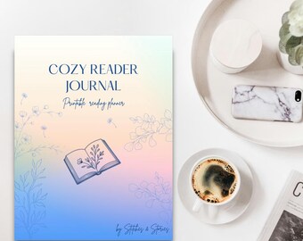 Cozy Reading Journal Printable | Book Tracker Bundle | Reading Planner ...