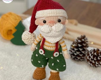 Realistic Santa Crochet Pattern, Amigurumi Teddy Bear PDF, Christmas Claus Doll Tutorial, Festive Holiday Decor, Vintage Santa Claus Plush