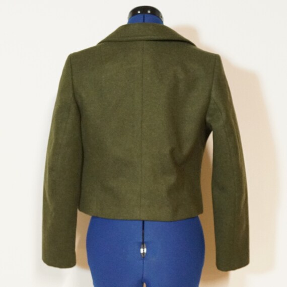 Dirndl Jacket loden, loden jacket green with appl… - image 3