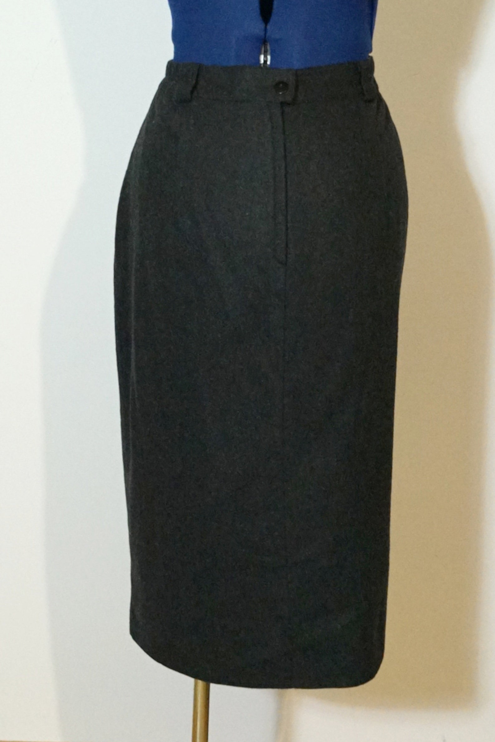 Dirndl Loden Skirt Black Loden Skirt Country Style Skirt | Etsy