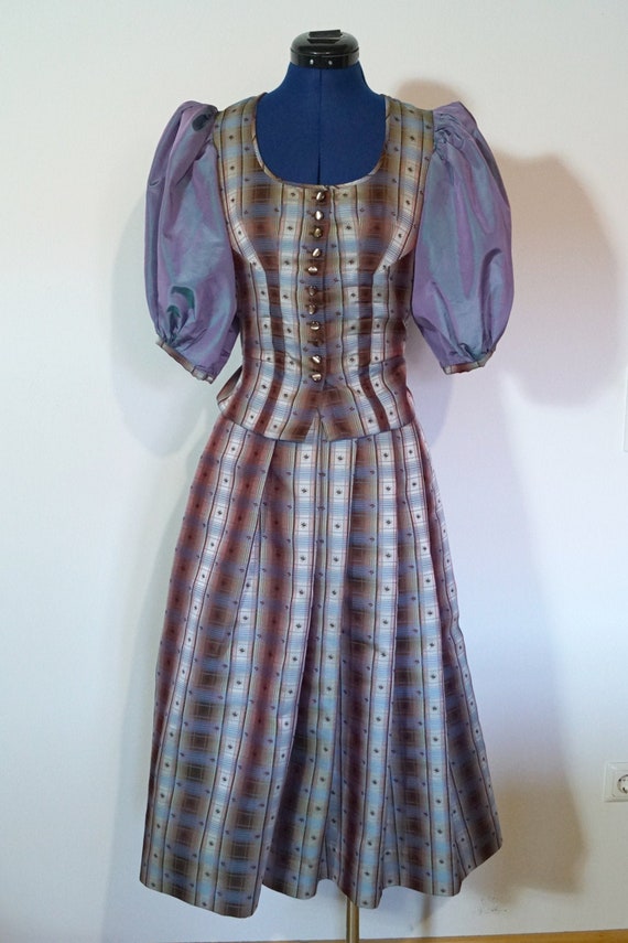 Dirndl two piece dress, Tegernseer Dirndl, tradit… - image 1