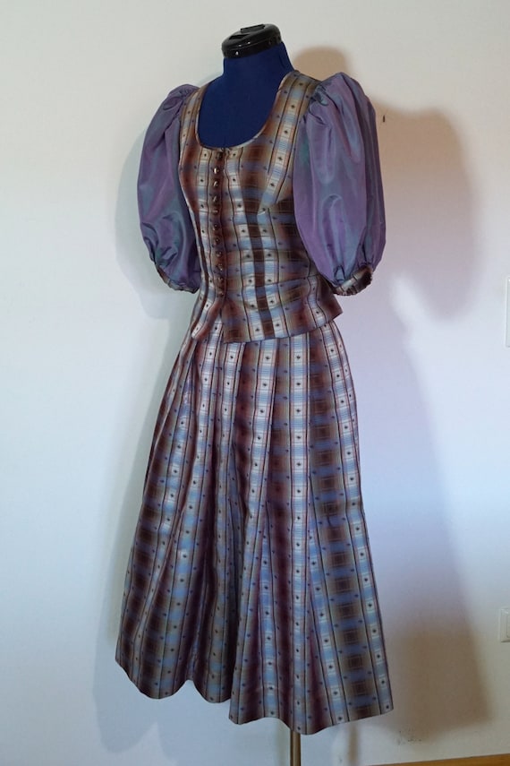 Dirndl two piece dress, Tegernseer Dirndl, tradit… - image 2