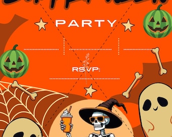 Folleto de invitación de Summerween