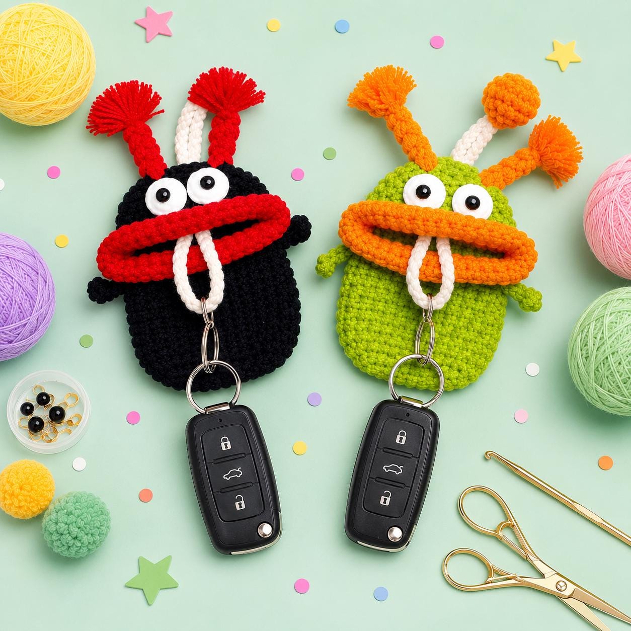 Crochet big mouth pattern - Etsy 日本