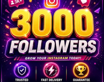 3000 seguidores en Instagram - Entrega rápida