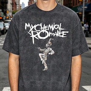 Vintage My Chemical Romance Black Parade DTG Acid Wash Tee