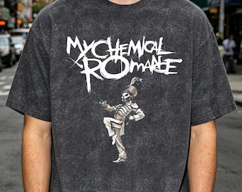 Vintage My Chemical Romance Black Parade DTG Acid Wash Tee