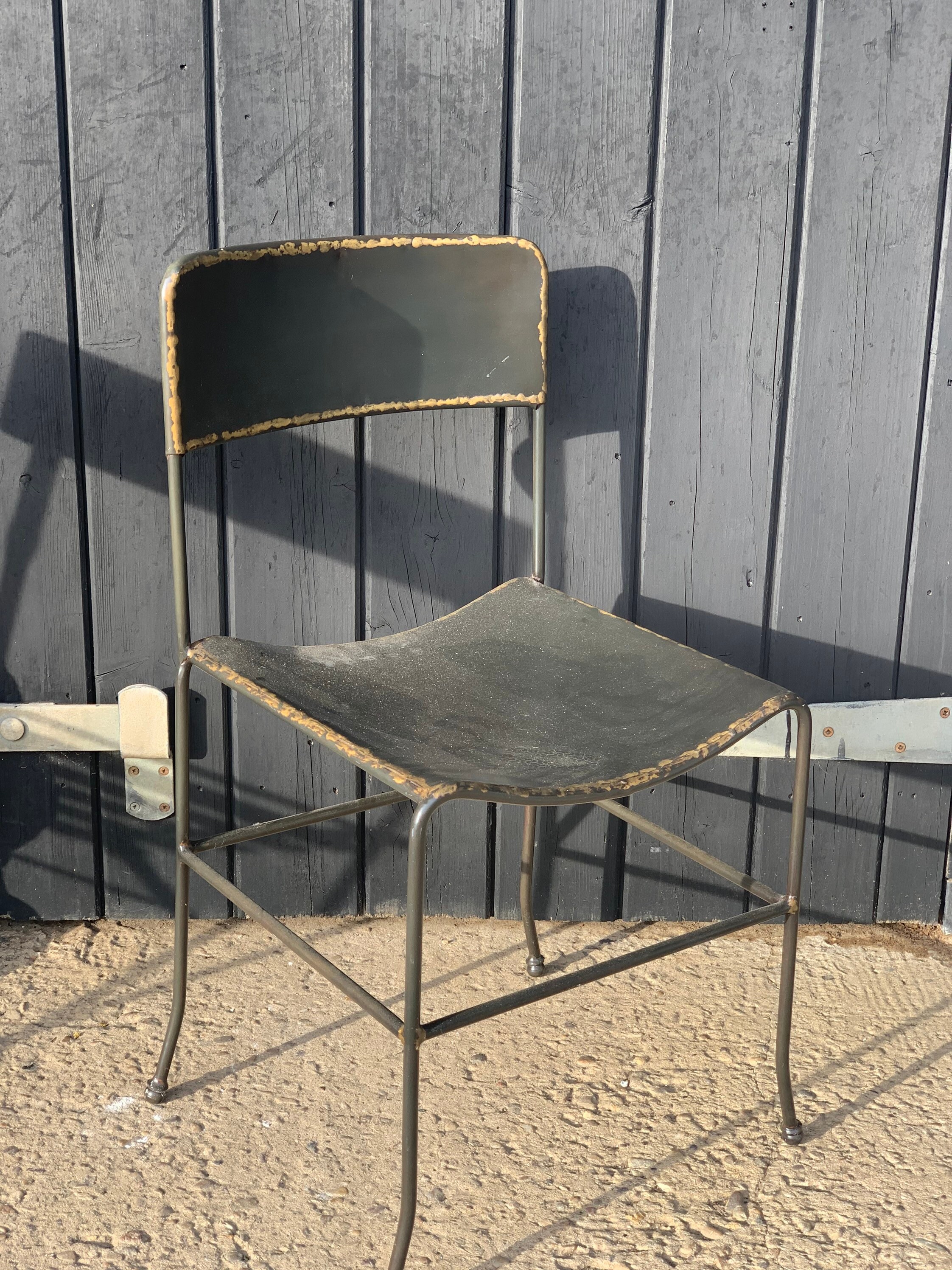 Metal Dining Chairs Etsy UK