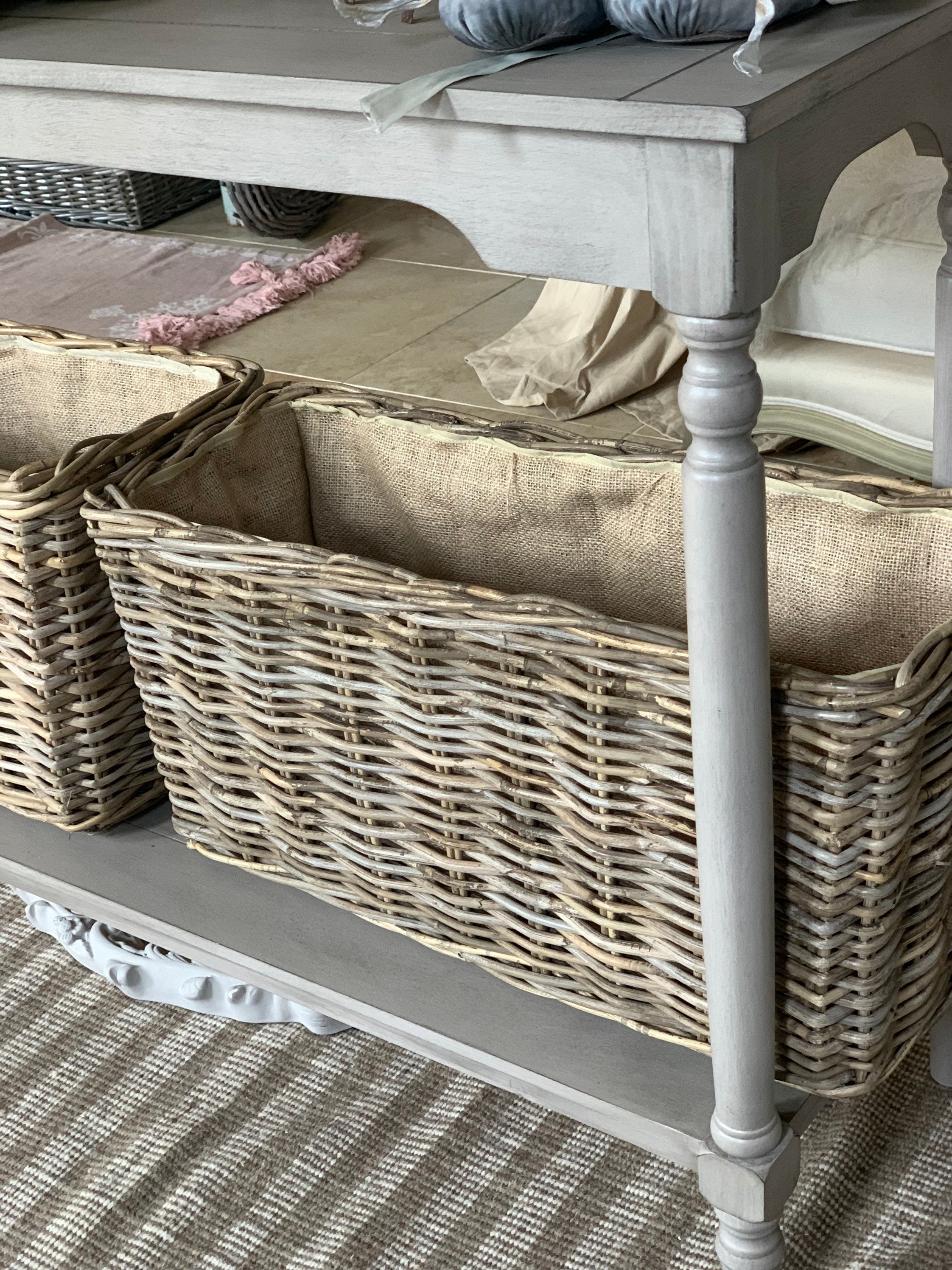 Under table/bench storage basket Etsy