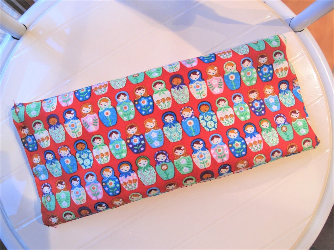 Dry Hot Water Bottle Heating Pad in Cherry Pit and Fabric Etsy