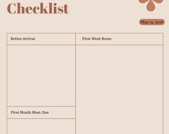 New Pet Parent Checklist | Puppy, Kitten, Dog Owner Guide (Digital Download)
