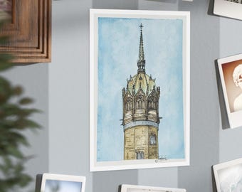 The Reformation church tower.