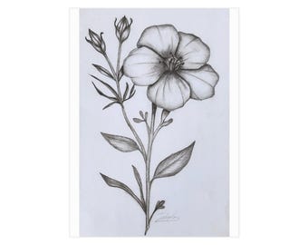 Charcoal Flower.