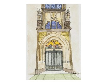 The Reformation chruch 95 theses Door.