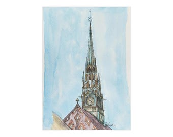 The Reformation Clock tower.