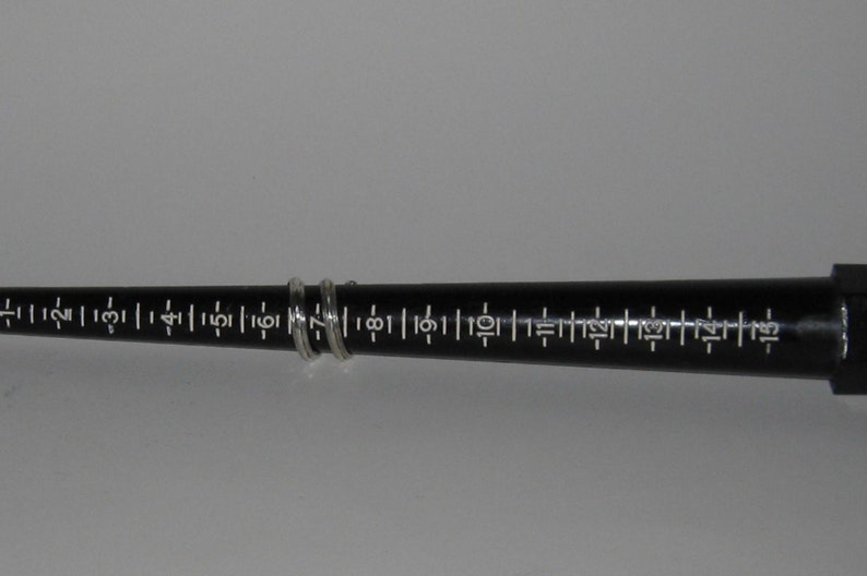 925.Sterling Silver Ring 7ga Diamond Pattern Double to Triple Band Ring