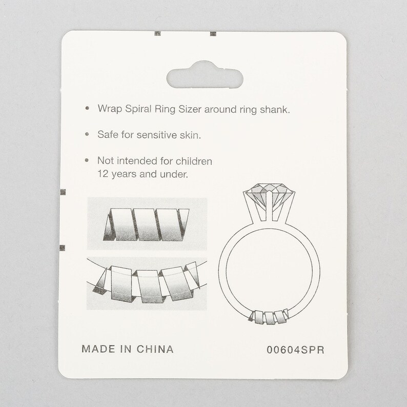 Spiral Wrap Ring Sizer / Ring Size Adjuster / Ring Sizer/ Ring Etsy