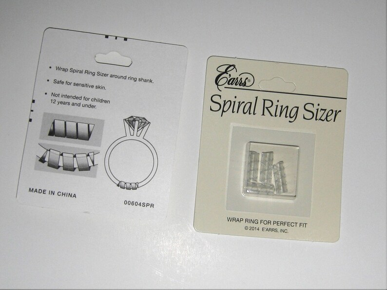 Spiral Wrap Ring Sizer / Ring Size Adjuster / Ring Sizer/ Ring Etsy