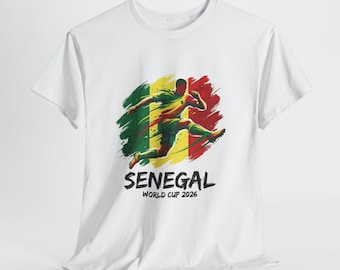 Senegal Soccer Shirt 2026, Senegal Fan Tee, Game Day Shirt, Football Fan Gift