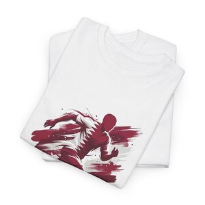 Camiseta de aficionado al fútbol de Qatar 2026, camiseta de aficionado de Qatar, camiseta para el día del partido, regalo para aficionados al fútbol, camiseta de fútbol unisex imagen 2