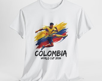 Colombia Soccer Fan Shirt 2026, Colombia Fan Tee, Game Day Shirt, Football Fan Gift, Unisex Soccer Tee