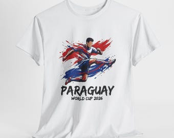 Paraguay Soccer Fan Shirt 2026, Paraguay Fan Tee, Game Day Shirt, Football Fan Gift, Unisex Soccer Tee