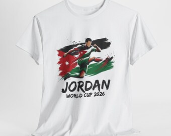 Jordan Soccer Fan Shirt 2026, Jordan Fan Tee, Game Day Shirt, Football Fan Gift, Unisex Soccer Tee