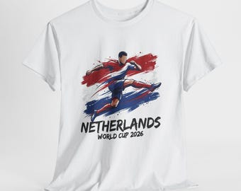 Netherlands Soccer Fan Shirt 2026, Netherlands Fan Tee, Game Day Shirt, Football Fan Gift, Unisex Soccer Tee