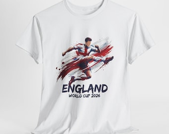 England Soccer Fan Shirt 2026, England Fan Tee, Game Day Shirt, Football Fan Gift, Unisex Soccer Tee