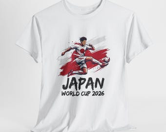 Japan Soccer Fan Shirt 2026, Japan Fan Tee, Game Day Shirt, Football Fan Gift, Unisex Soccer Tee