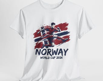 Norway Soccer Fan Shirt 2026, Norway Fan Tee, Game Day Shirt, Football Fan Gift, Unisex Soccer Tee