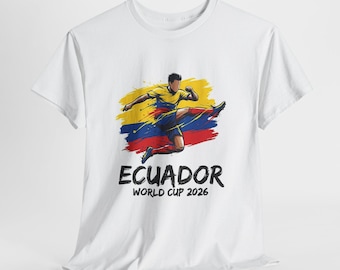 Ecuador Soccer Fan Shirt 2026, Ecuador Fan Tee, Game Day Shirt, Football Fan Gift, Unisex Soccer Tee