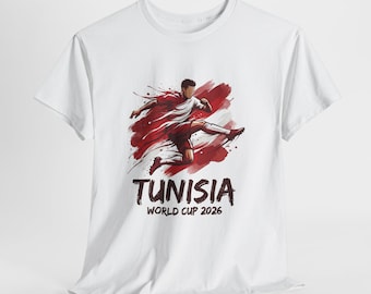 Tunisia Soccer Fan Shirt 2026, Tunisia Fan Tee, Game Day Shirt, Football Fan Gift, Unisex Soccer Tee
