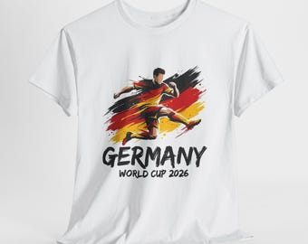 Germany Soccer Fan Shirt 2026, Germany Fan Tee, Game Day Shirt, Football Fan Gift, Unisex Soccer Tee