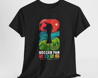 Canada Mexico USA Soccer Shirt 2026, Soccer Fan Tee, Game Day Shirt, Football Fan Gift, Unisex Soccer Tee