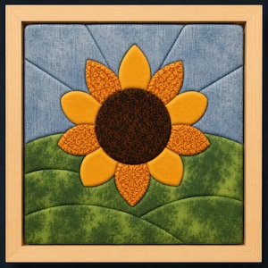 Sunflower Craft Kit Fabric Art Diy Project Beginner Adult Hobby Relaxing Creative Activity Textile Tucking Mosaic Wall Hanging Home