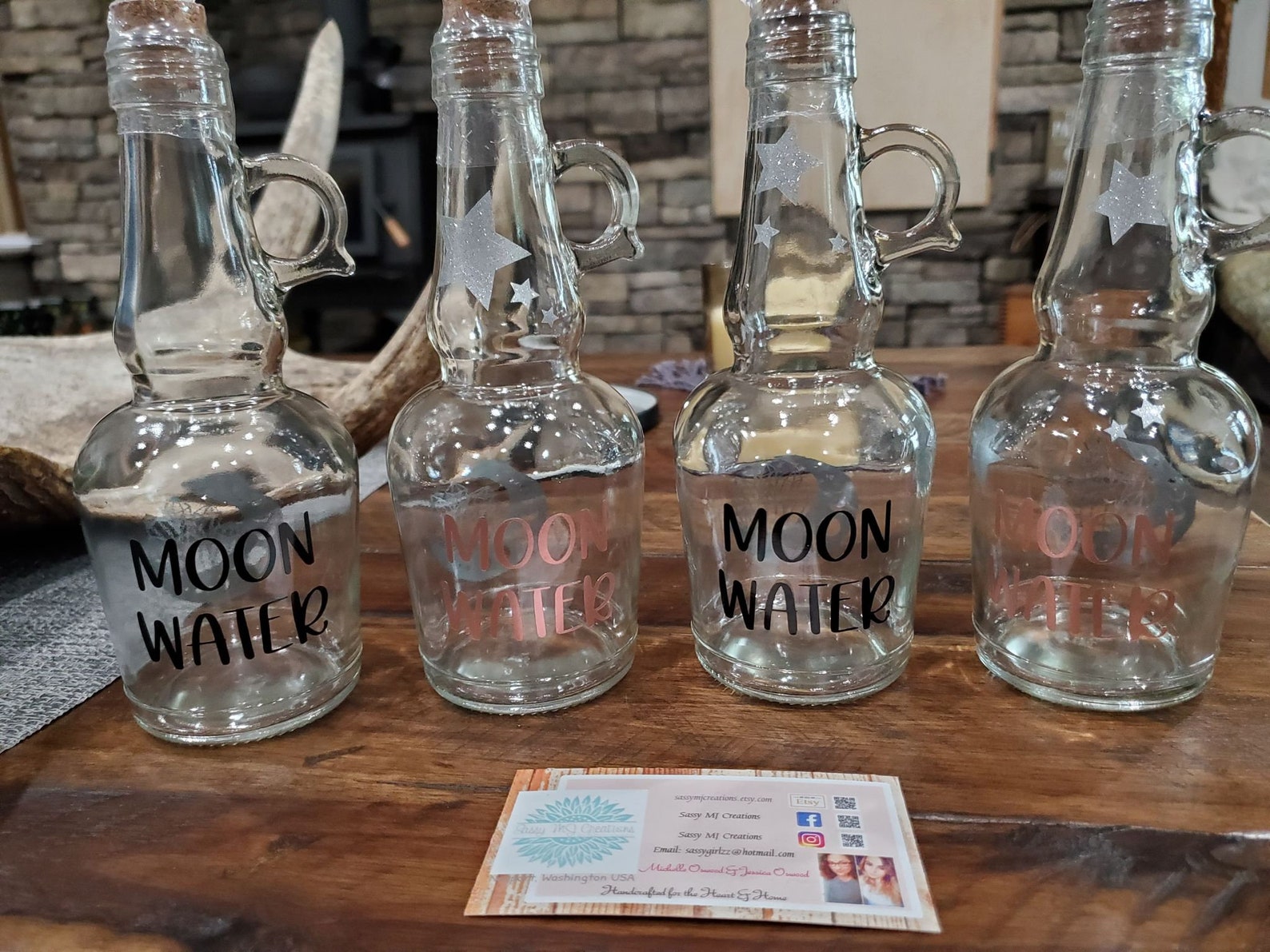 Moon Water Bottle Moon Water Collection Bottle Moon Water Jar Spell Jar