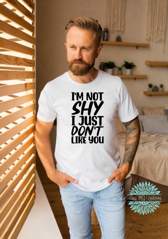  Womens I Don't Have The Energy To Pretend I Like You Today  V-Neck T-Shirt : Clothing, Shoes & Jewelry