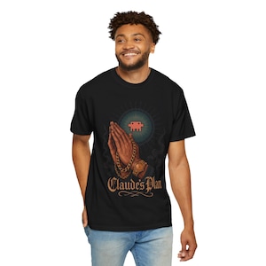 Claude's Plan T-Shirt | Praying Hands AI Developer Tee | Tattoo Streetwear Comfort Colors