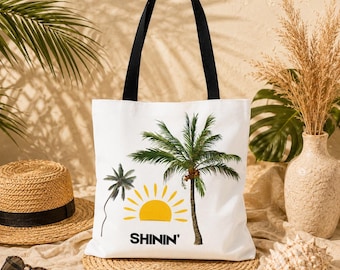 SHININ' Tote Bag | Strandachtige Zonneschijn Grafische print