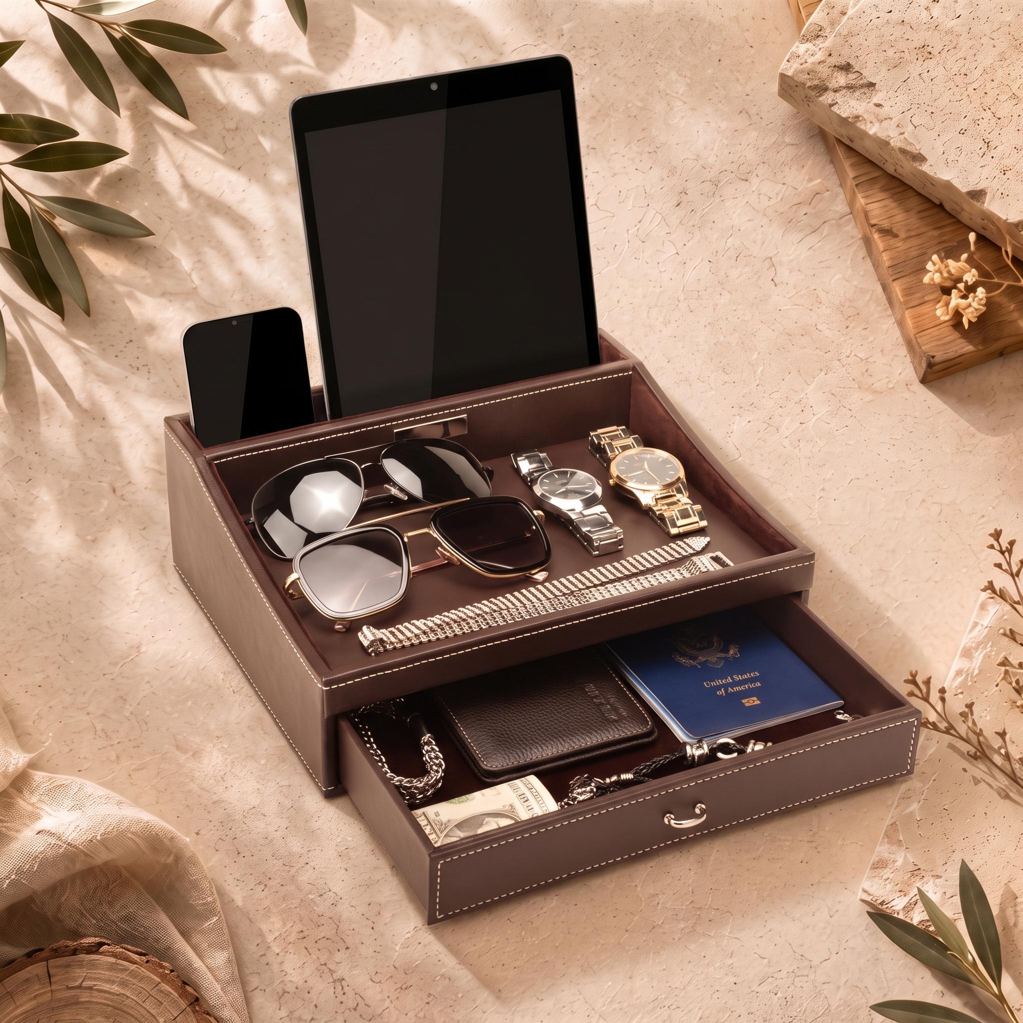 dresser valet leather Black Box KK4253PL112001