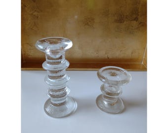 Vintage Iittala Festivo Świeczniki Timo Sarpaneva Finlandia 3-pierścieniowy 1-zestaw pierścieniowy