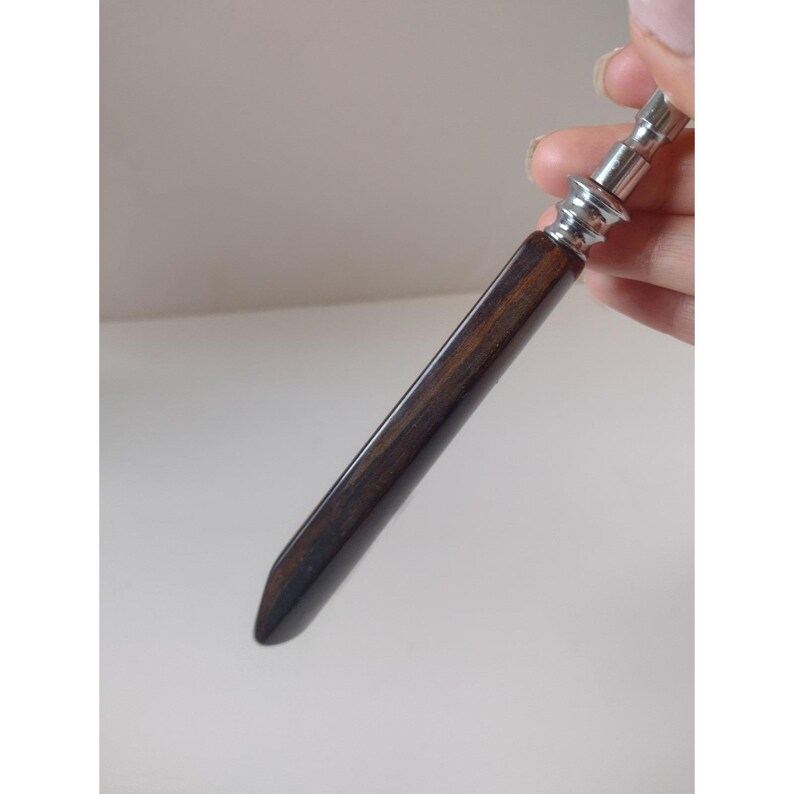 Vintage Sheffield Forged Steel Knife Sharpener Bakelite Handle Made In England image 4